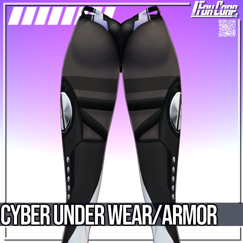 VRoid用 サイバーアンダーウェア / アンダーアーマー - Cyber Underwear / Armor