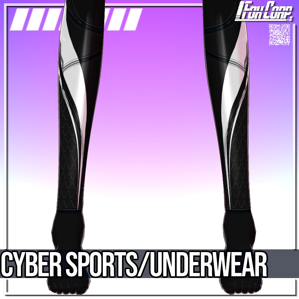 VRoid用 7パターン サイバースポーツウェア/アンダーウェア - Cyber Sports/Underwear 7Colors