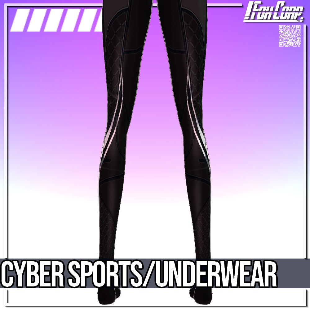 VRoid用 7パターン サイバースポーツウェア/アンダーウェア - Cyber Sports/Underwear 7Colors