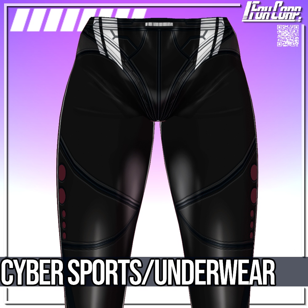 VRoid用 7パターン サイバースポーツウェア/アンダーウェア - Cyber Sports/Underwear 7Colors