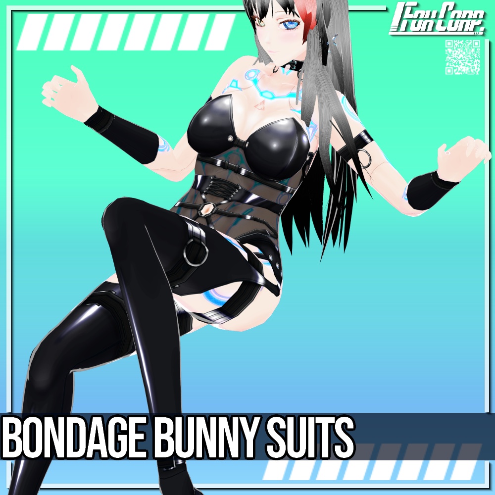 VRoid用 ボンデージバニースーツ - Bondage Bunny Suits