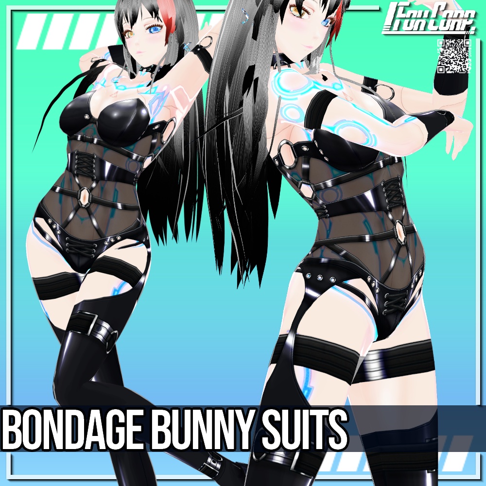 VRoid用 ボンデージバニースーツ - Bondage Bunny Suits