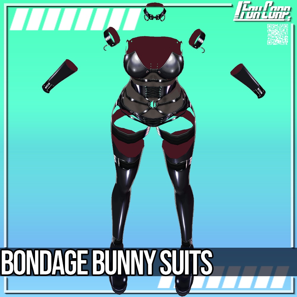 VRoid用 ボンデージバニースーツ - Bondage Bunny Suits