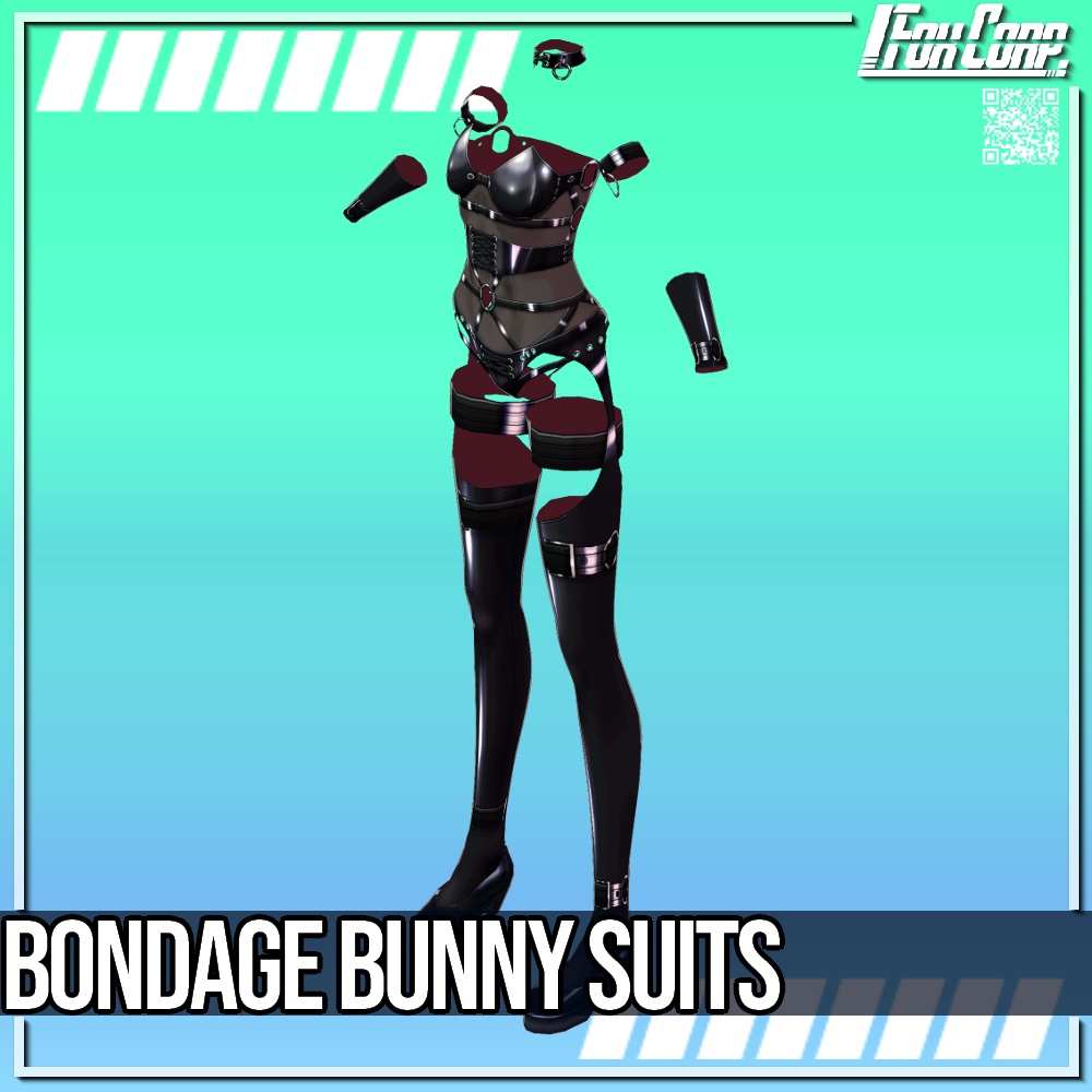 VRoid用 ボンデージバニースーツ - Bondage Bunny Suits