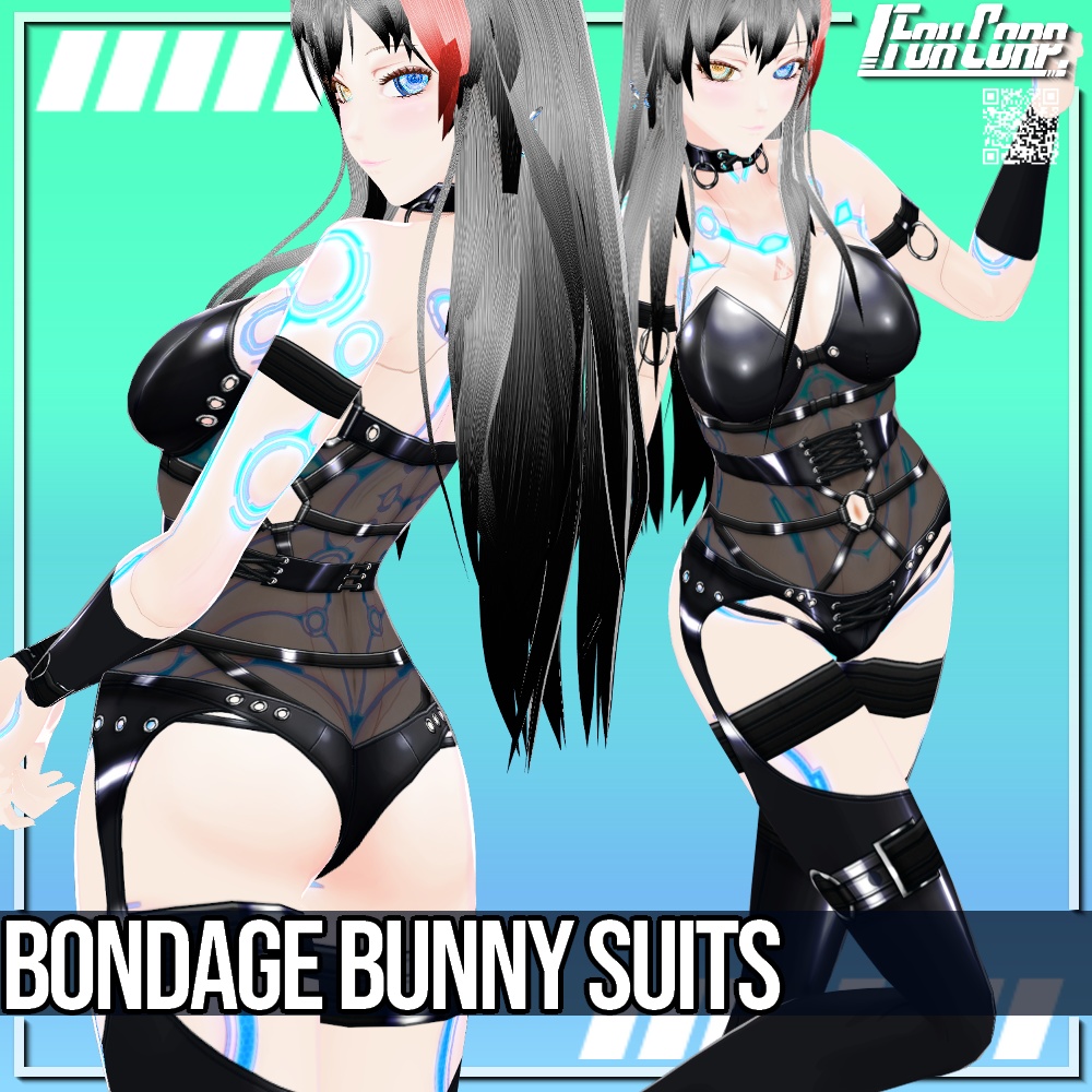 VRoid用 ボンデージバニースーツ - Bondage Bunny Suits