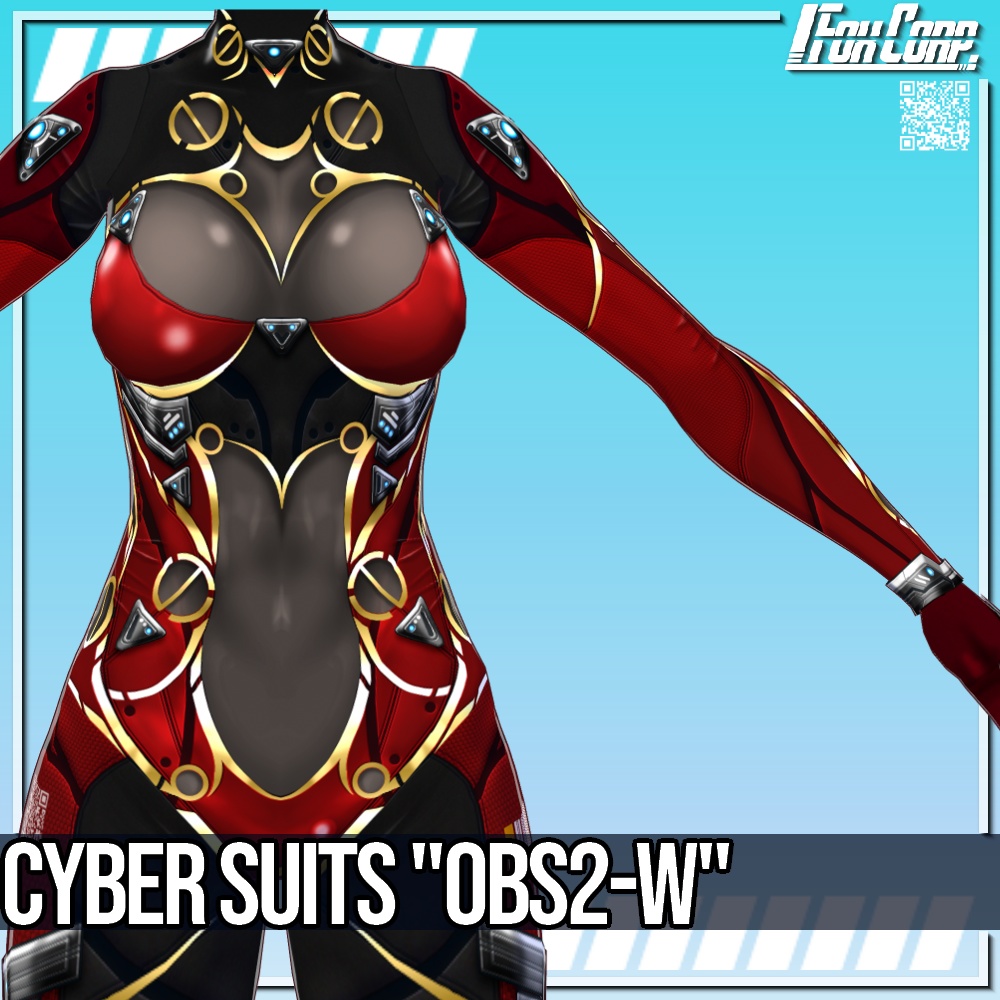 VRoid用 2*4*6色展開 サイバースーツ 第3世代 "OBS2-W" - Cyber Suits 3rd Gen. "OBS2-W" 2*6*4Colors
