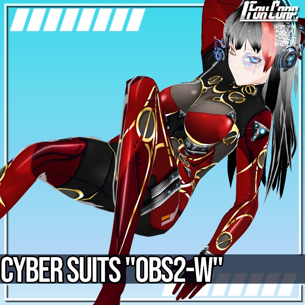 VRoid用 2*4*6色展開 サイバースーツ 第3世代 "OBS2-W" - Cyber Suits 3rd Gen. "OBS2-W" 2*6*4Colors