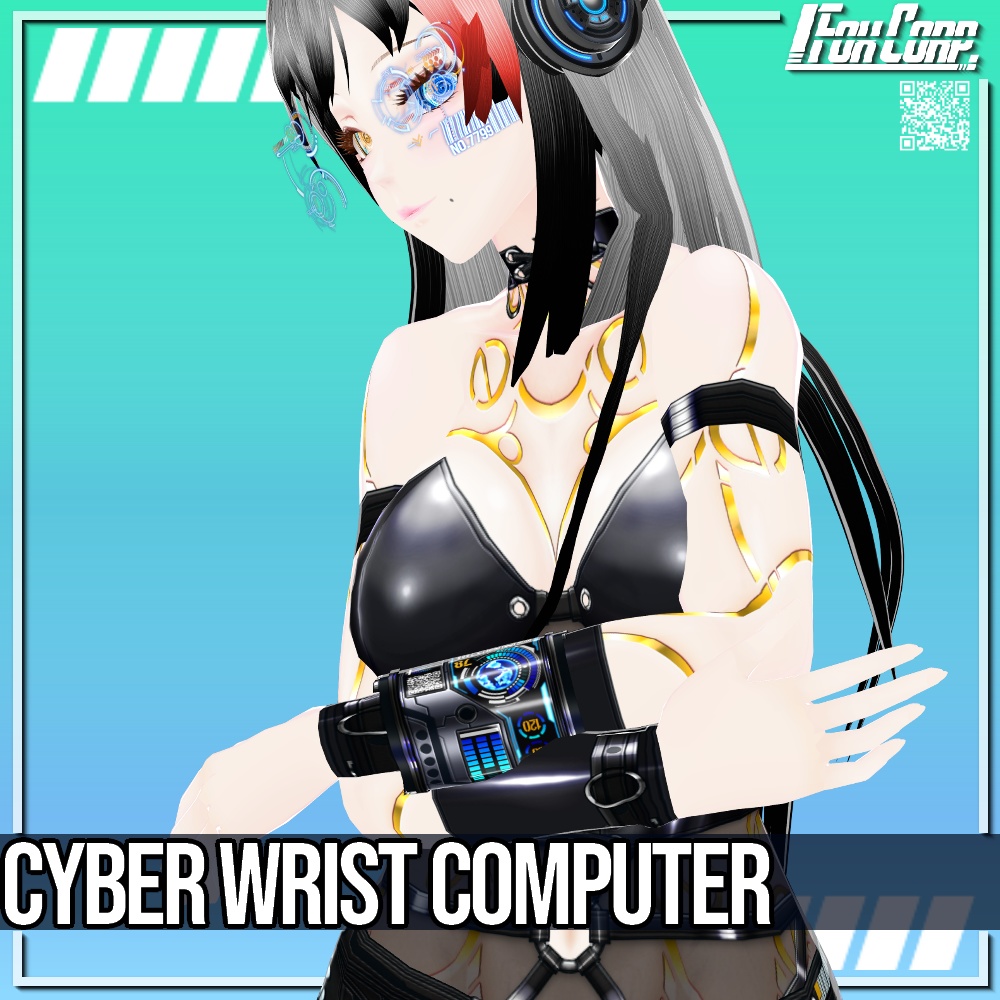 VRoid用 サイバーリストコンピューター - Cyber Wrist Computer