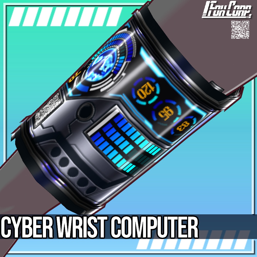 VRoid用 サイバーリストコンピューター - Cyber Wrist Computer