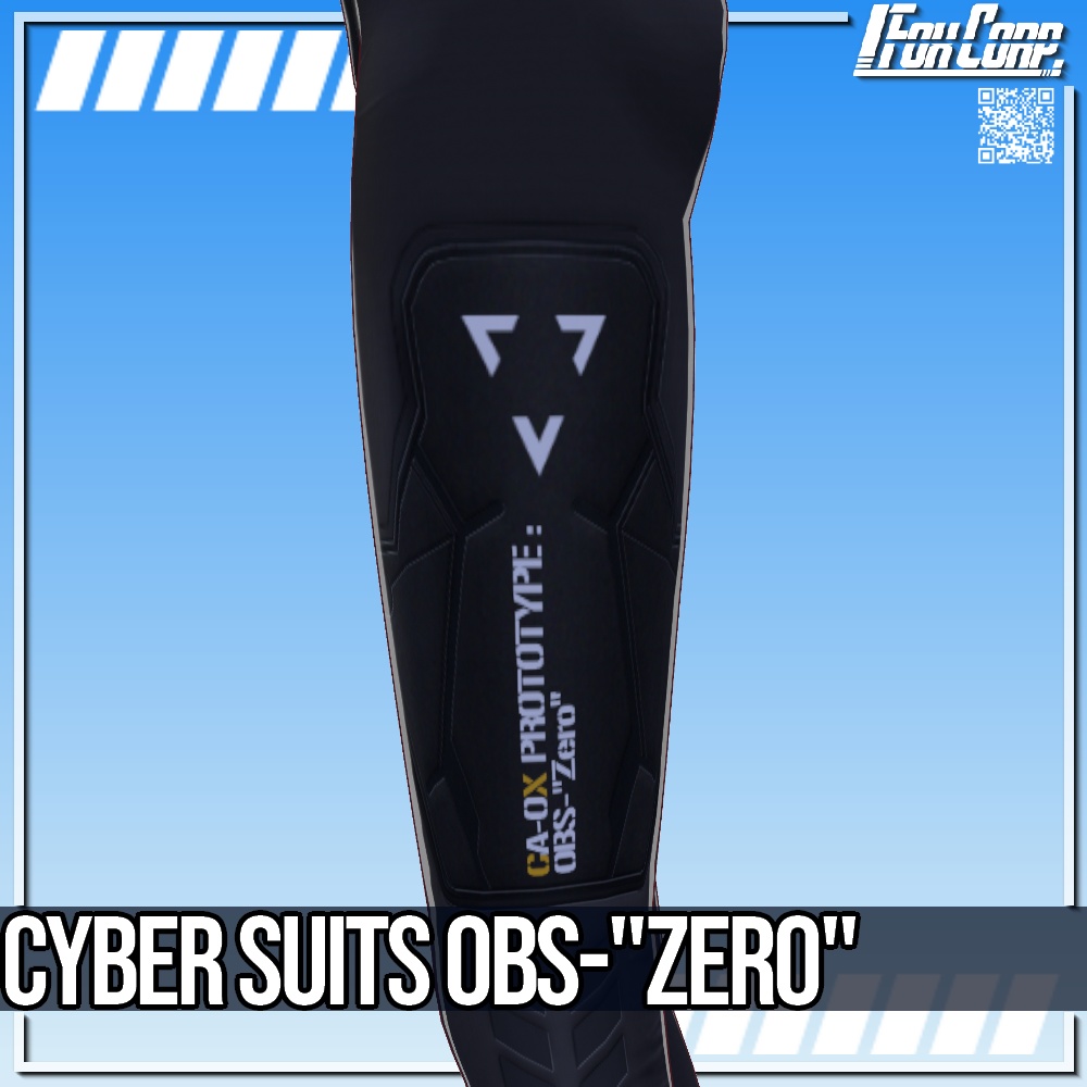 VRoid用 8色展開 試作サイバースーツ OBS-"Zero" - Cyber Suits Prototype OBS-"Zero" 8Colors