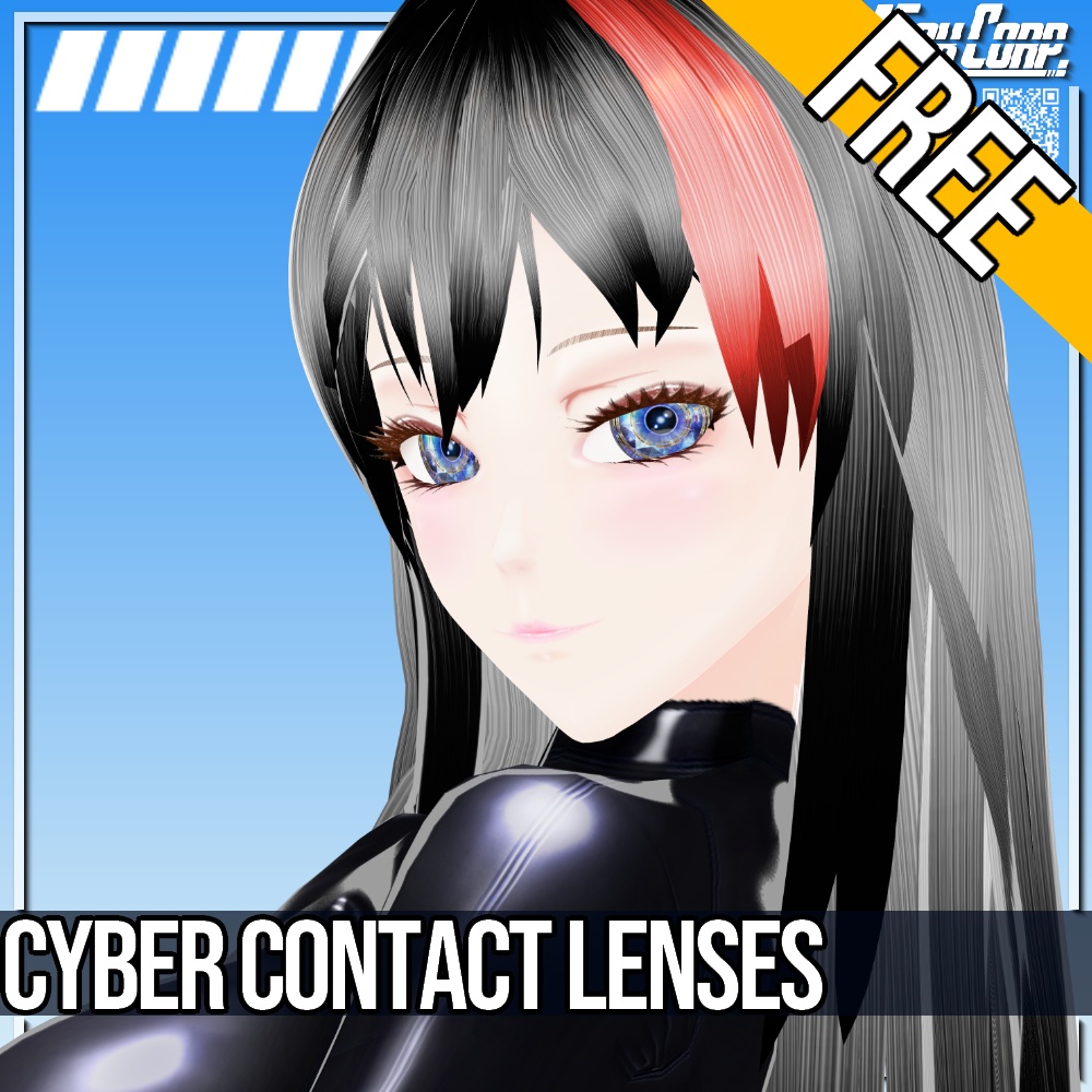 VRoid用 FREE! サイバーコンタクトレンズ - Cyber Contact Lenses