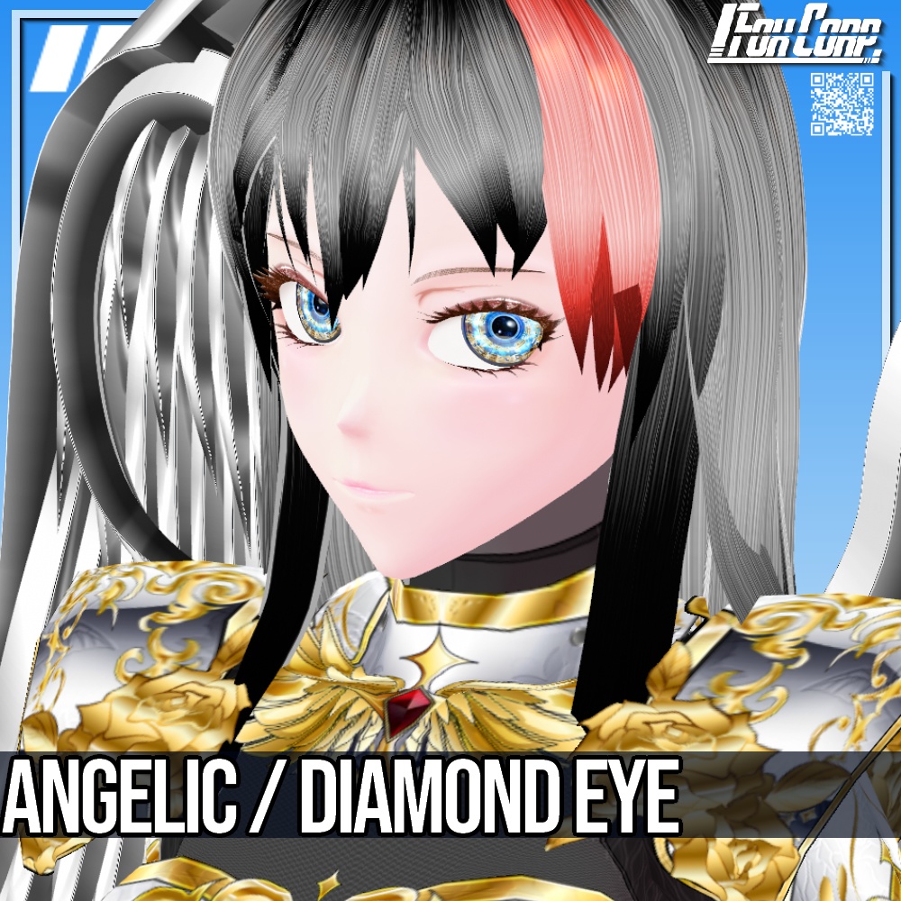VRoid/VRC 8*2色展開 天使の瞳 / 宝石眼 HD - Angelic Eye / Diamond Eye HD 8*2 Colors