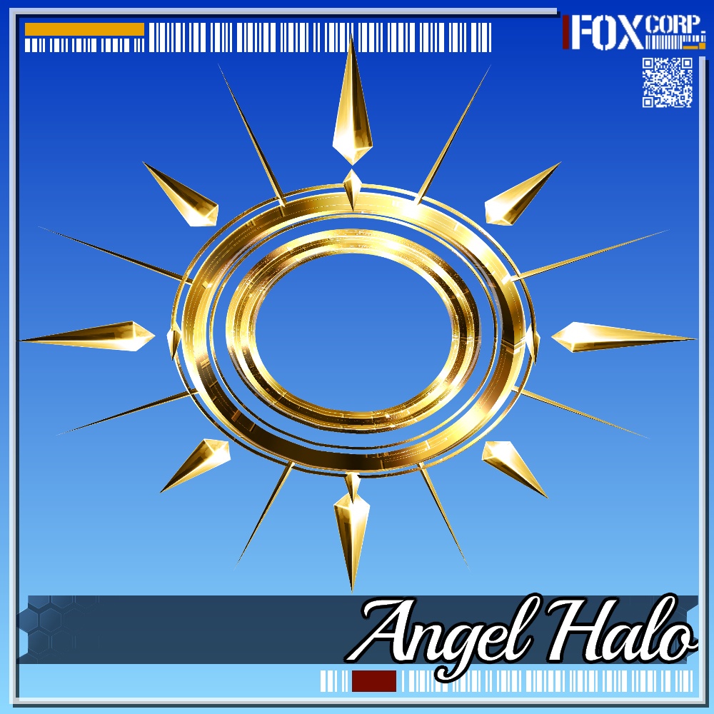 VRoid用 色彩設定可能 エンジェルヘイロー / 天使の輪 - Angel Halo