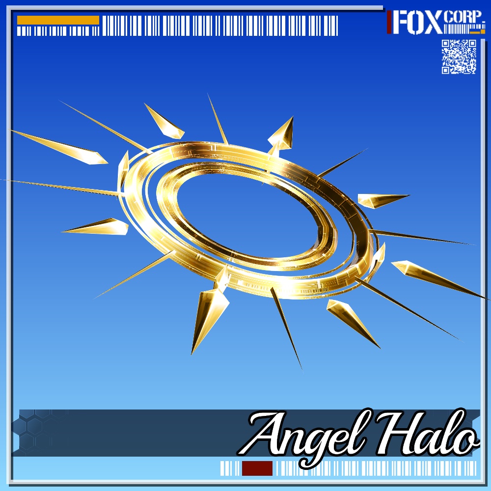 VRoid用 色彩設定可能 エンジェルヘイロー / 天使の輪 - Angel Halo