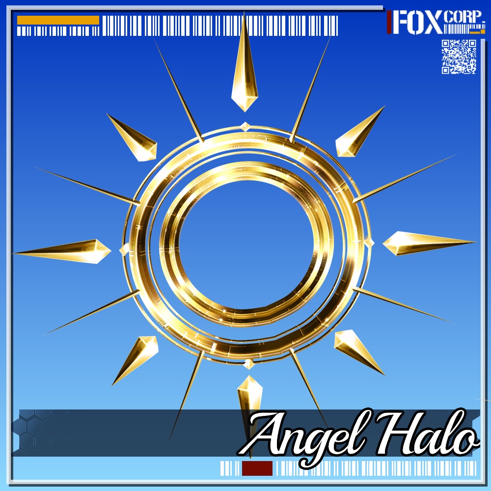 VRoid用 色彩設定可能 エンジェルヘイロー / 天使の輪 - Angel Halo