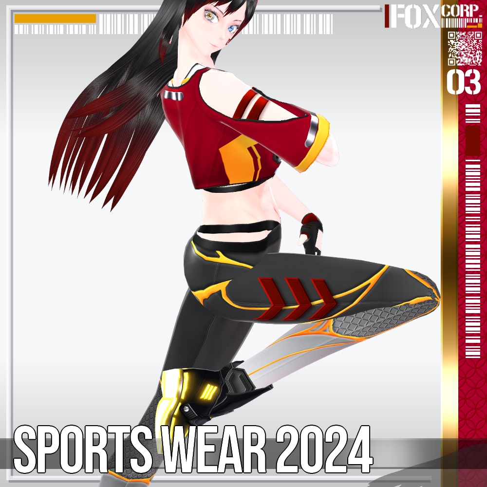 VRoid用 多色展開 スポーツウェア 2024 - Sports Wear 2024