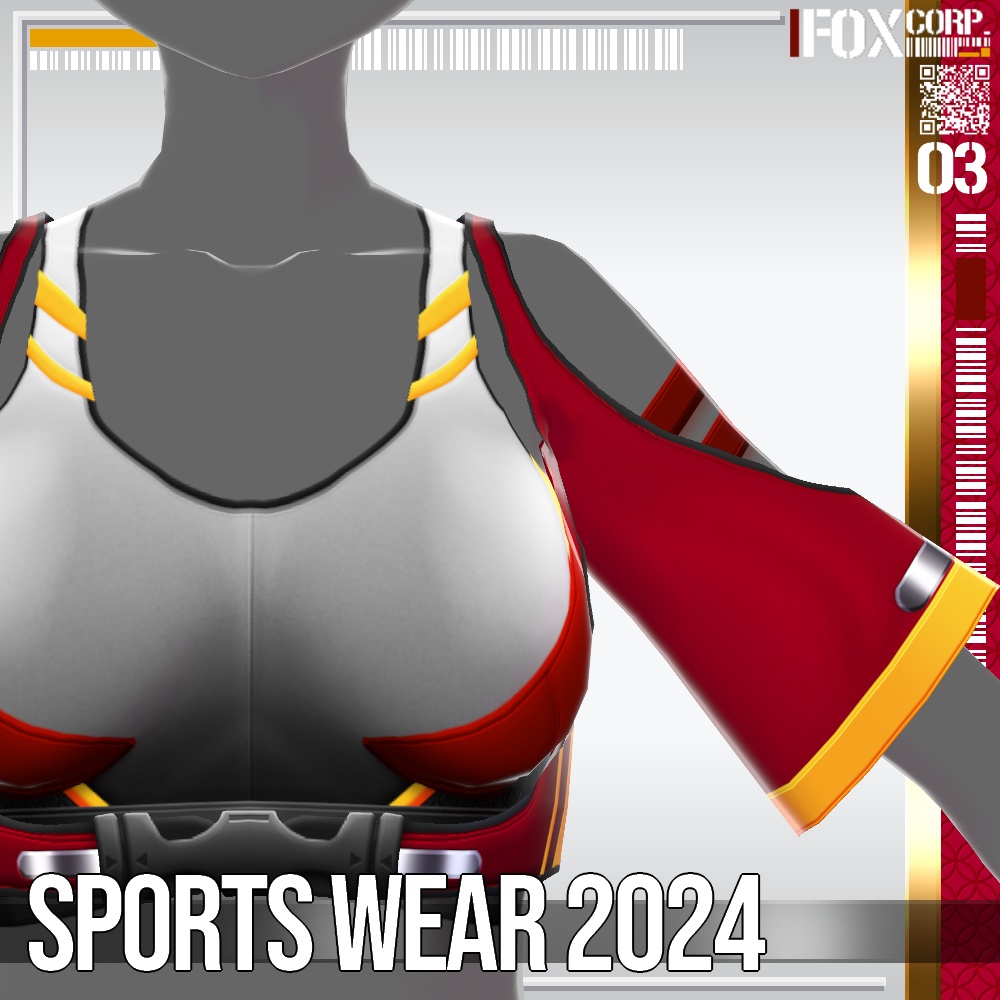 VRoid用 多色展開 スポーツウェア 2024 - Sports Wear 2024