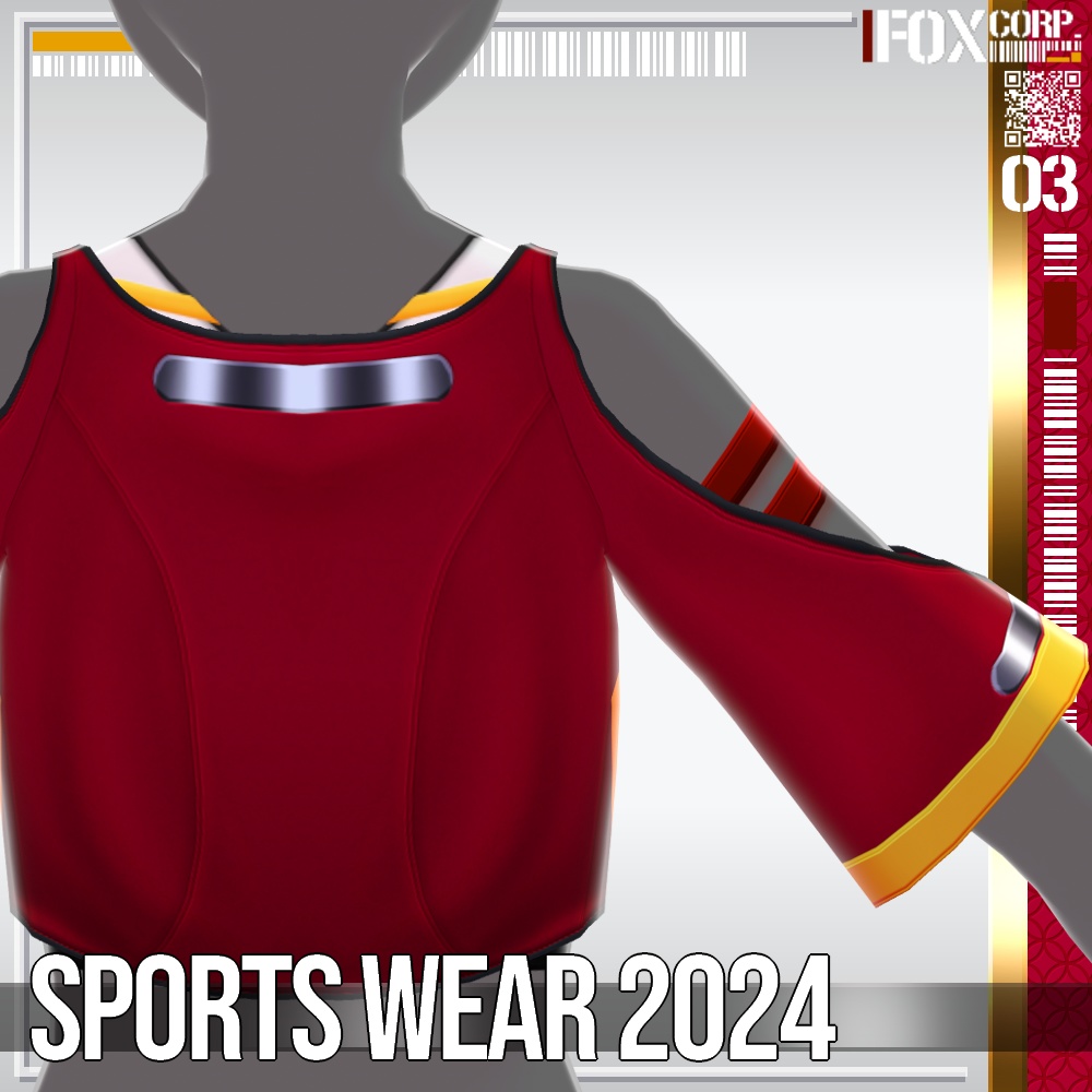 VRoid用 多色展開 スポーツウェア 2024 - Sports Wear 2024