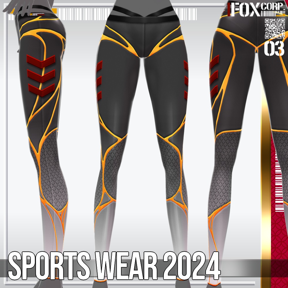 VRoid用 多色展開 スポーツウェア 2024 - Sports Wear 2024