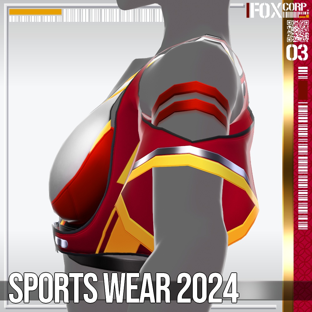 VRoid用 多色展開 スポーツウェア 2024 - Sports Wear 2024