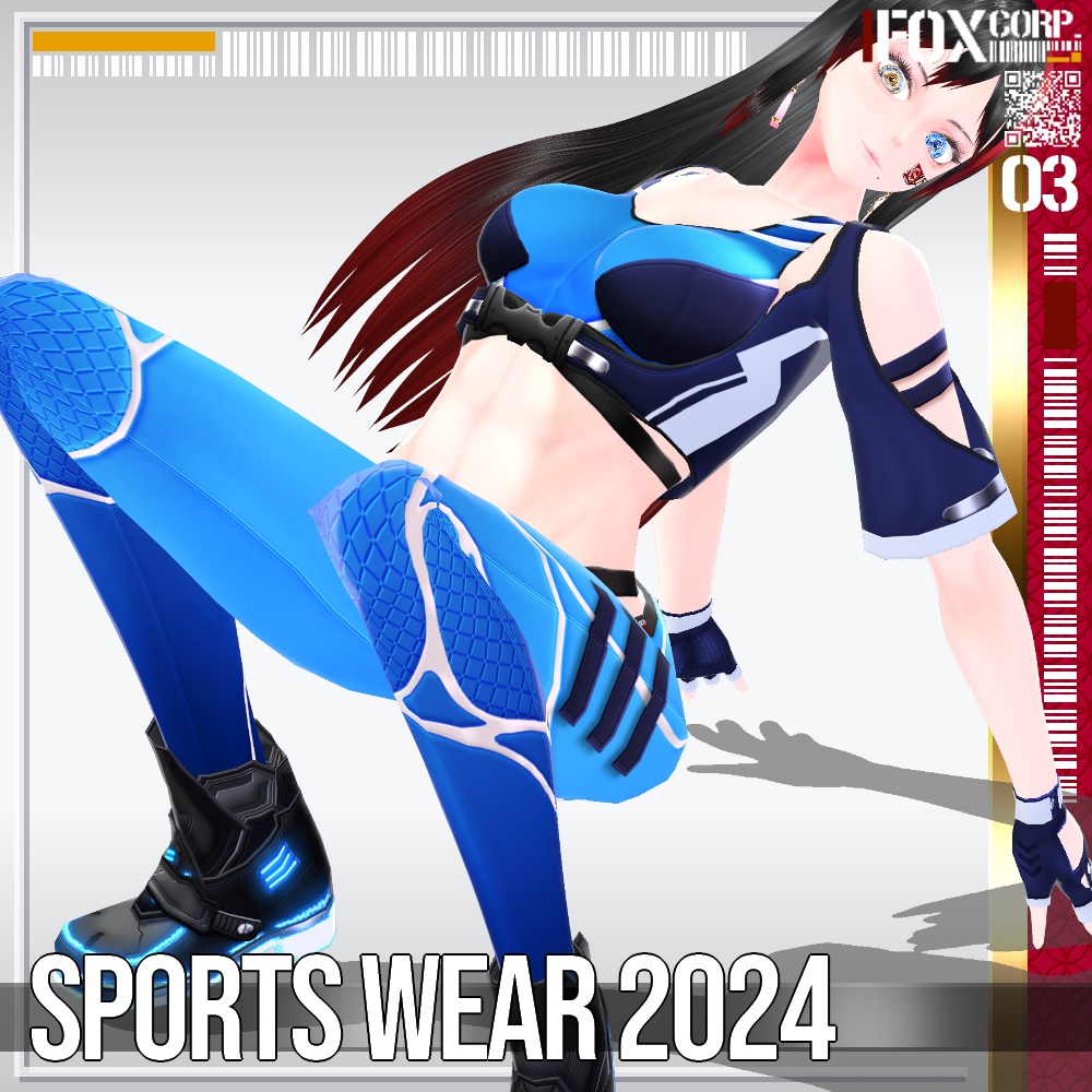 VRoid用 多色展開 スポーツウェア 2024 - Sports Wear 2024