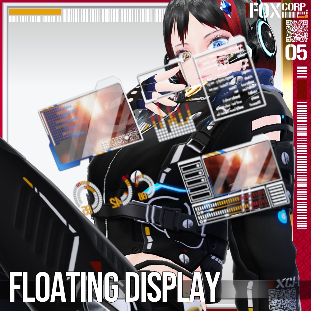VRoid用 空中投影式ディスプレイ - Floating Display