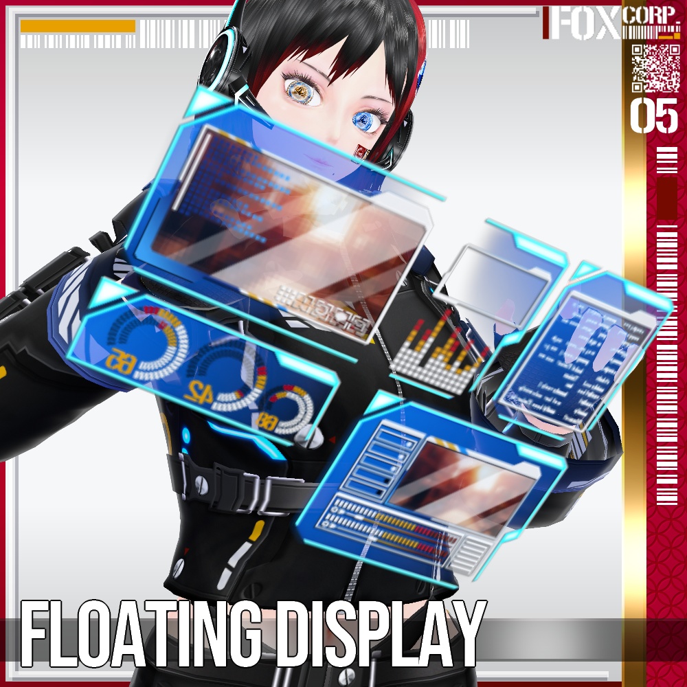 VRoid用 空中投影式ディスプレイ - Floating Display