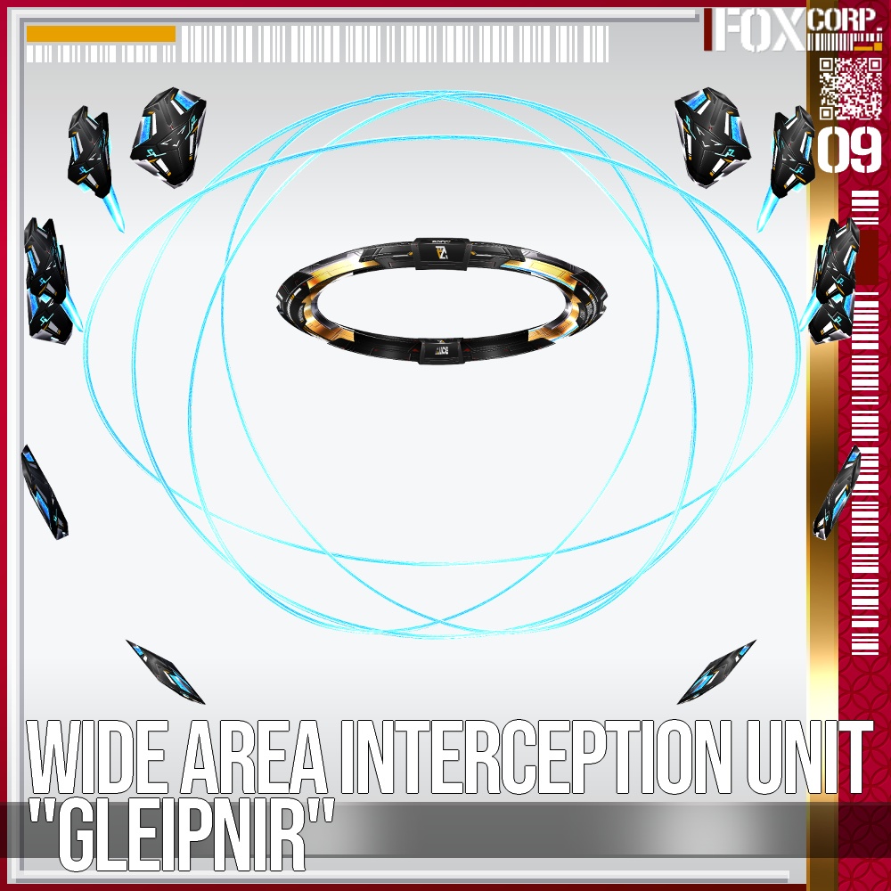 【光る!】VRoid用 5*6色展開 広域迎撃ユニット "Gleipnir" - Wide Area Interception Unit "Gleipnir" 5*6Colors