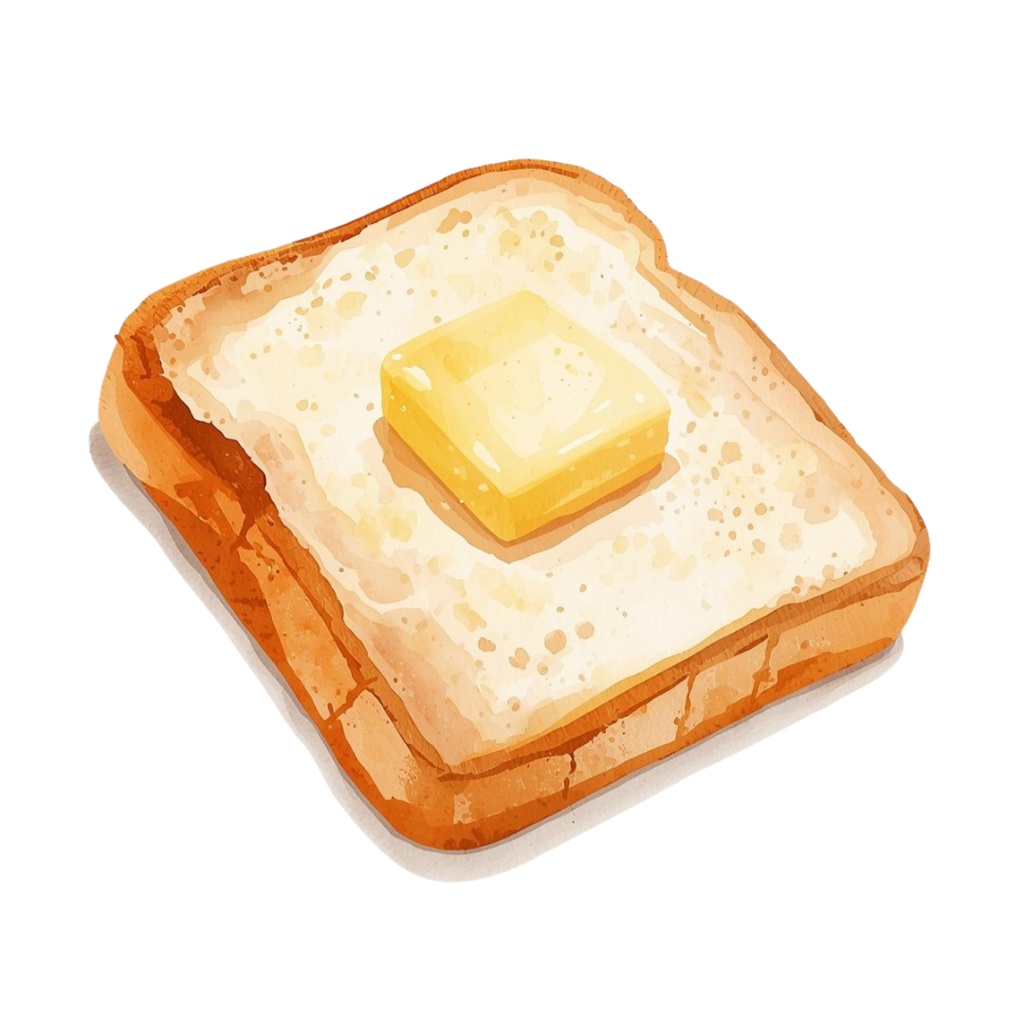 朝ルーティンモチーフ 水彩クリップアート(10点)