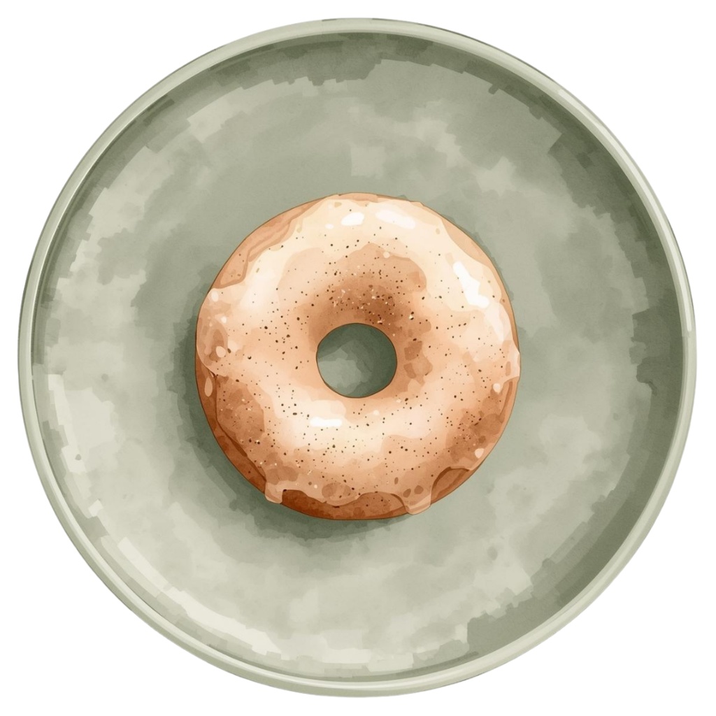 おうちカフェ vol.2|くすみグリーンの水彩クリップアート10点セット