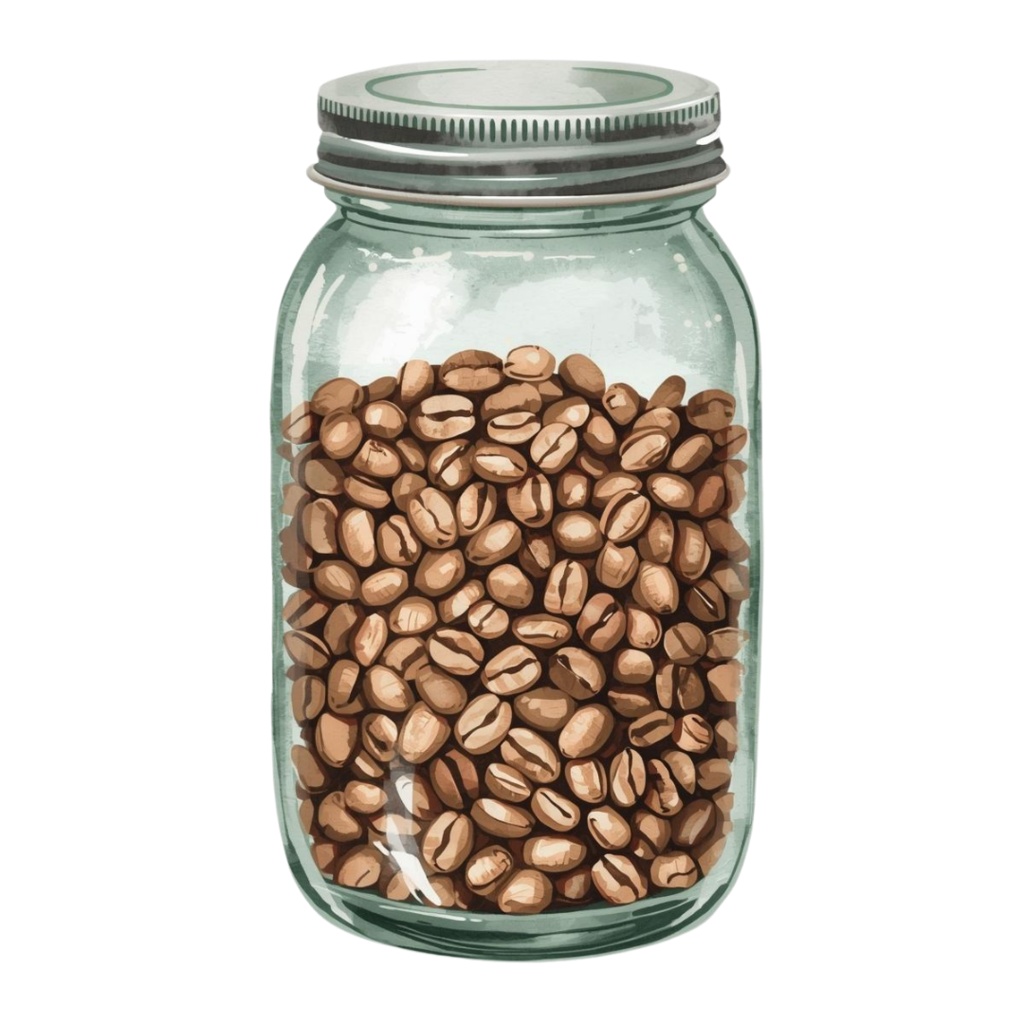 おうちカフェ vol.2|くすみグリーンの水彩クリップアート10点セット