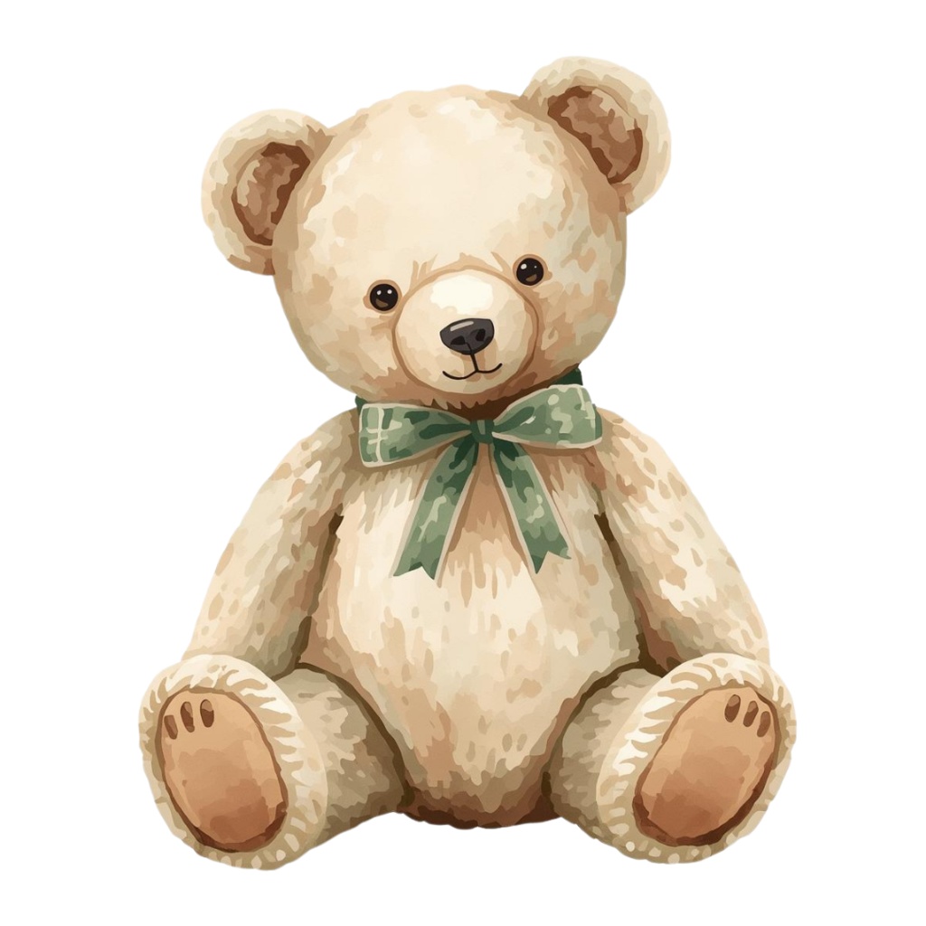 おうちリラックスvol.2|くすみグリーンの水彩クリップアート10点セット