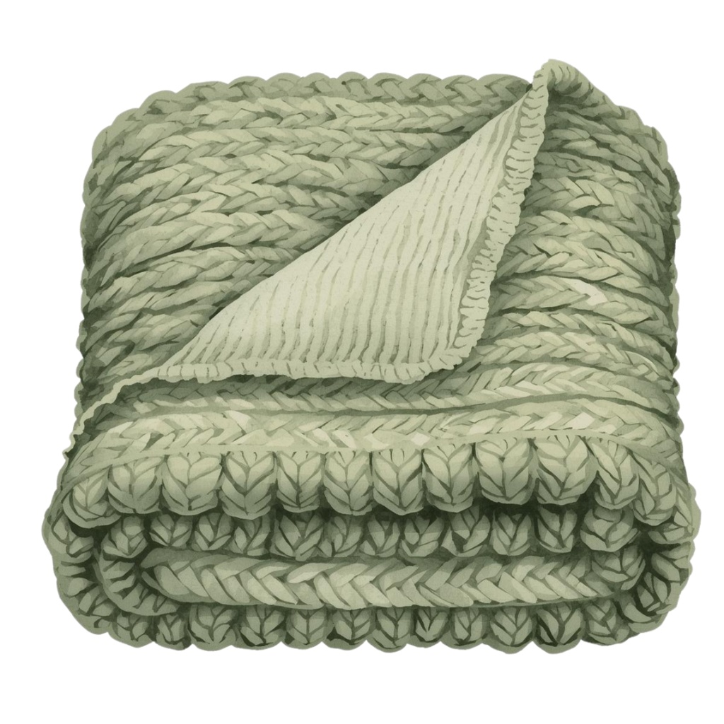 おうちリラックスvol.2|くすみグリーンの水彩クリップアート10点セット