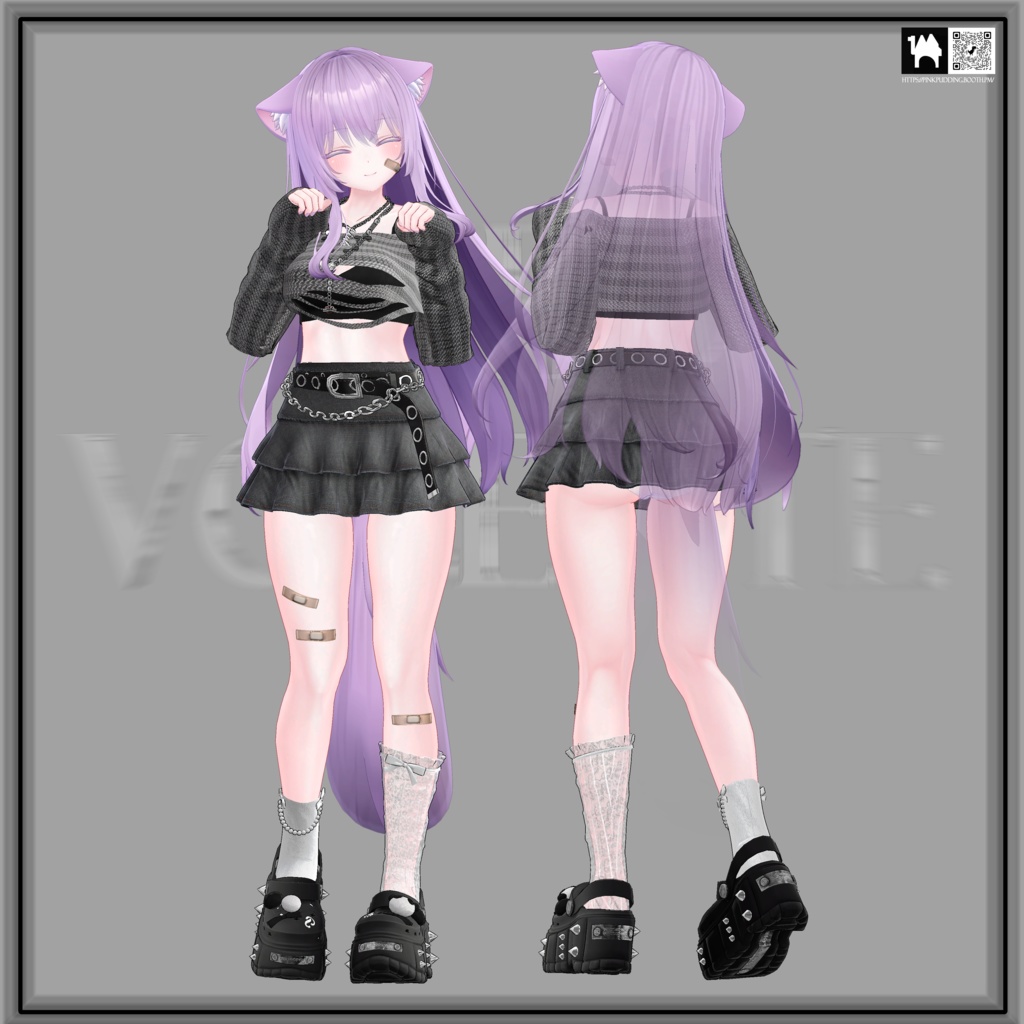 【3アバター対応】✧Deo Volente✧【VRChat向け衣装モデル】