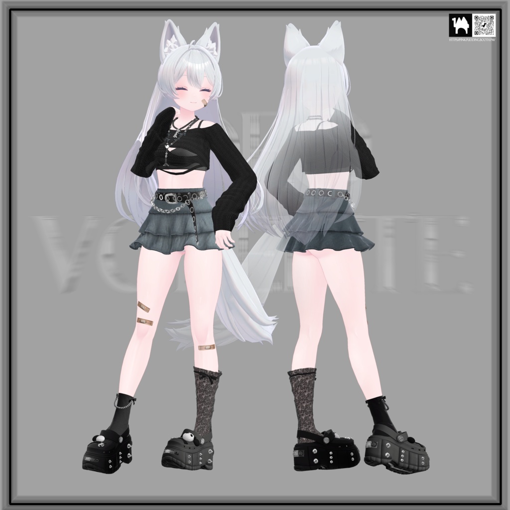 【3アバター対応】✧Deo Volente✧【VRChat向け衣装モデル】