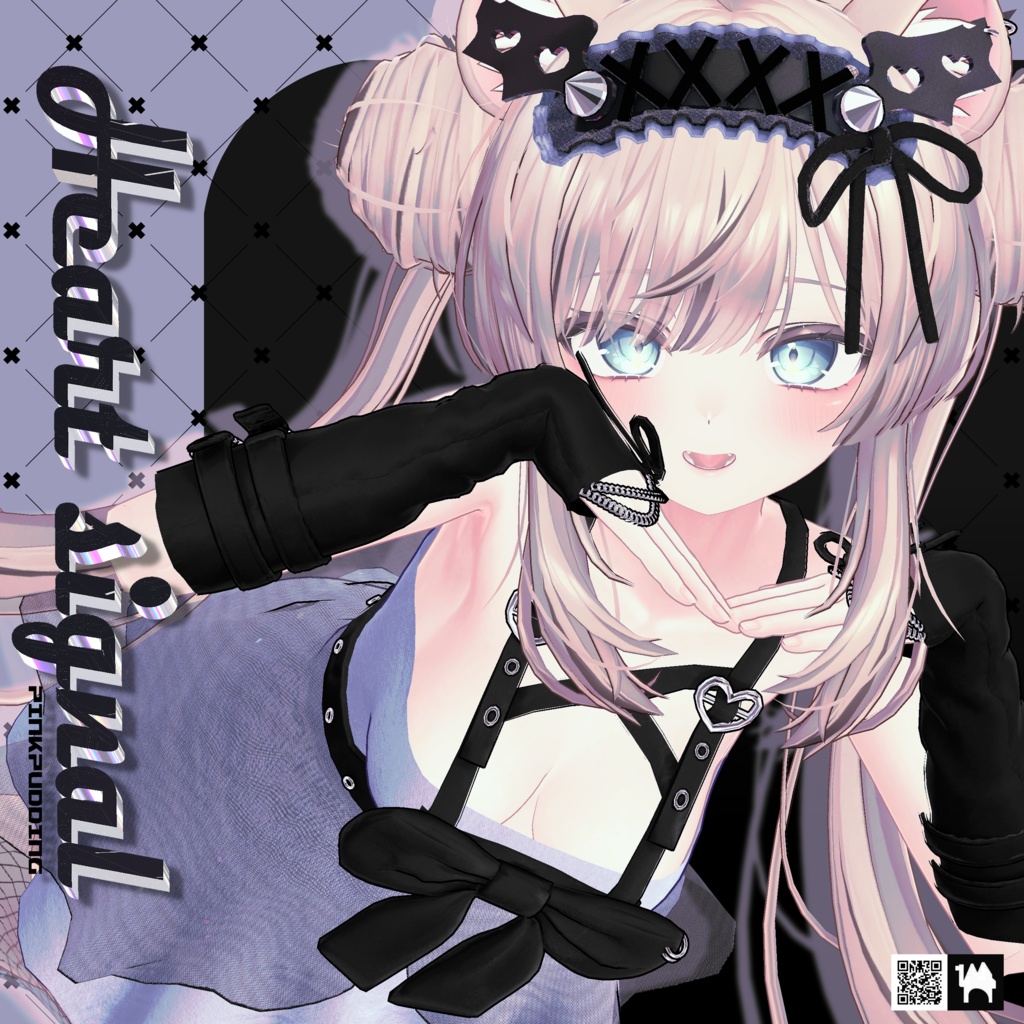 【4アバター対応】 Heart signal♡ハートシグナル 【VRChat向け衣装モデル】