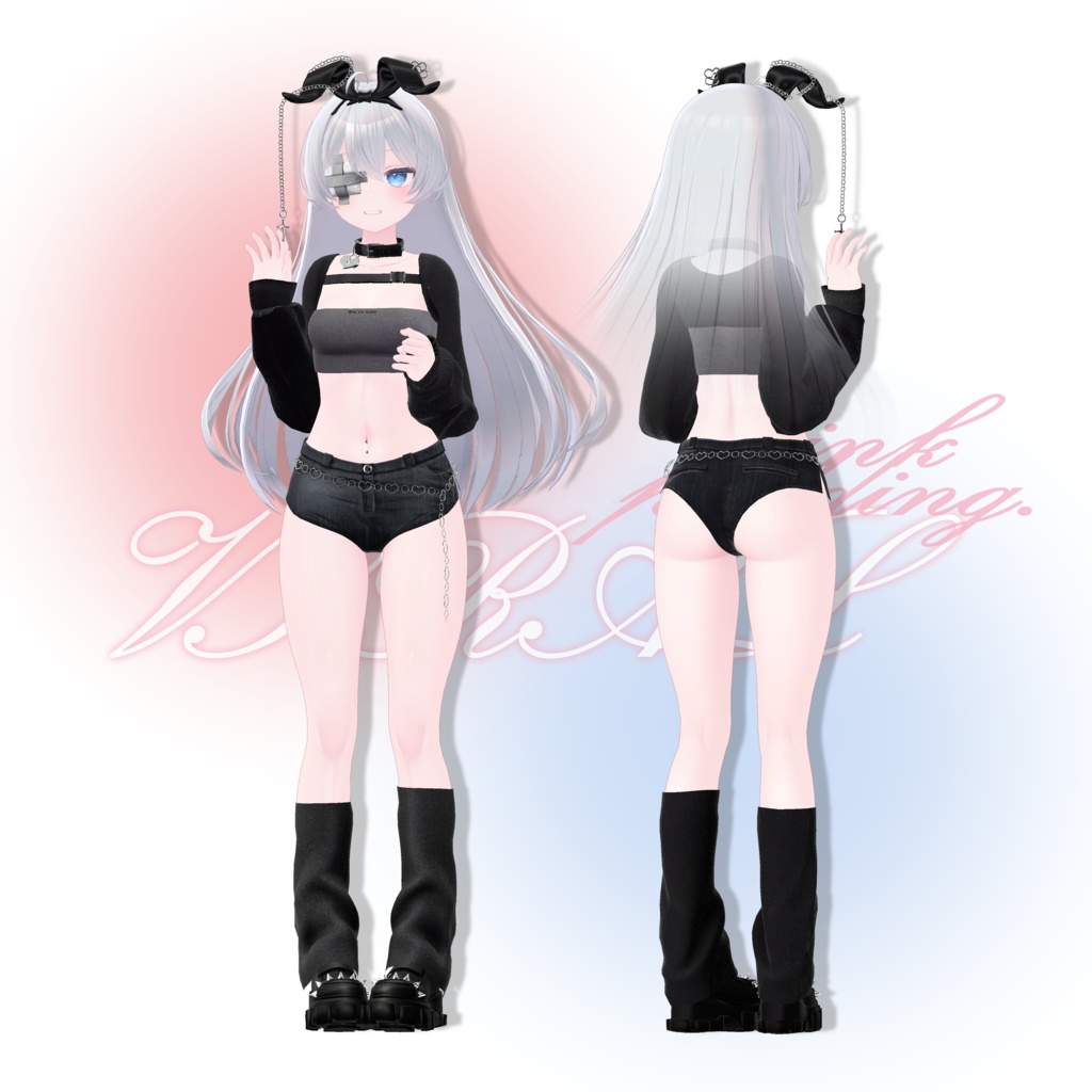 【3アバター対応】 ♥VIRAL♥ 【VRChat向け衣装モデル】