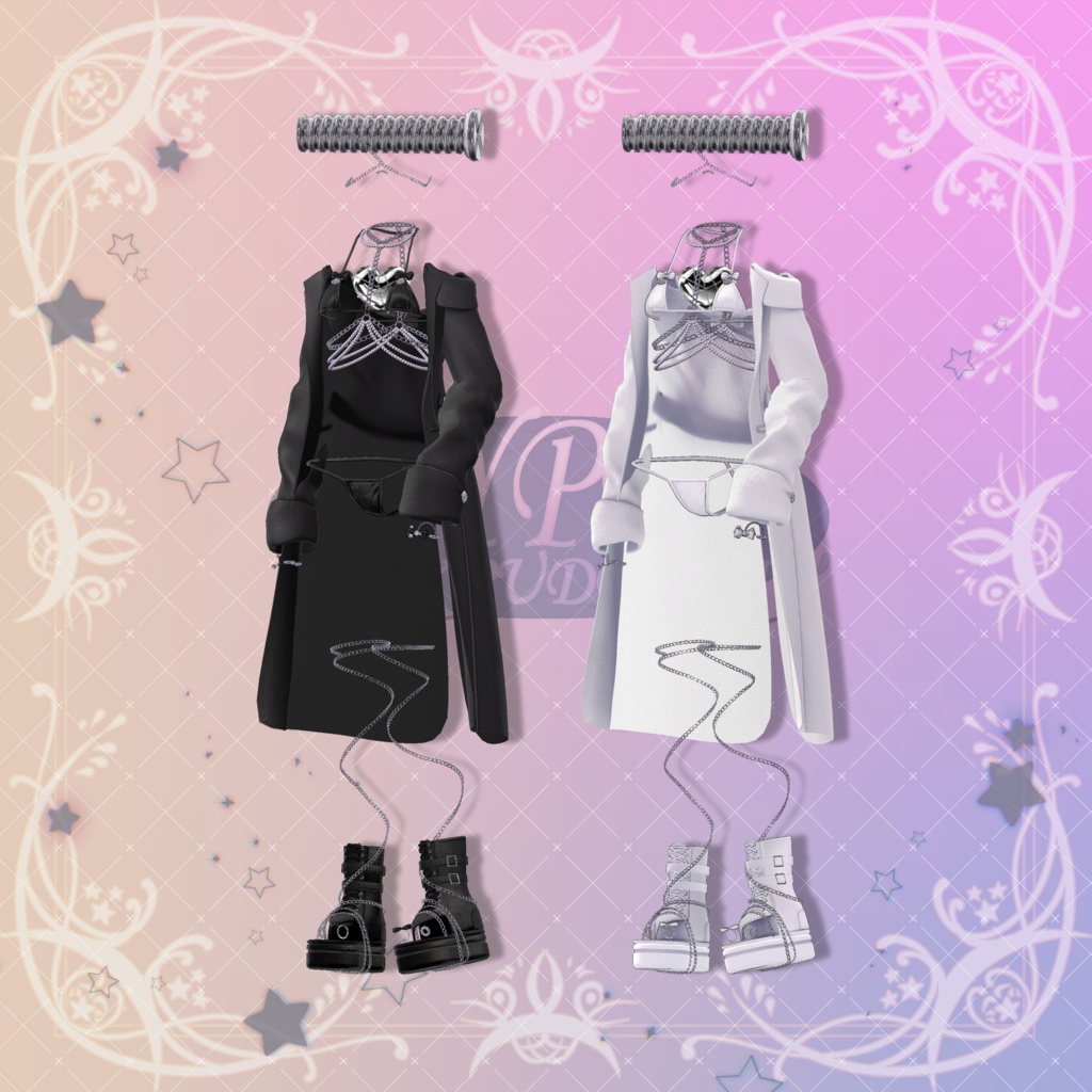 【3アバター対応】♥HYPER♥【VRChat向け衣装モデル】