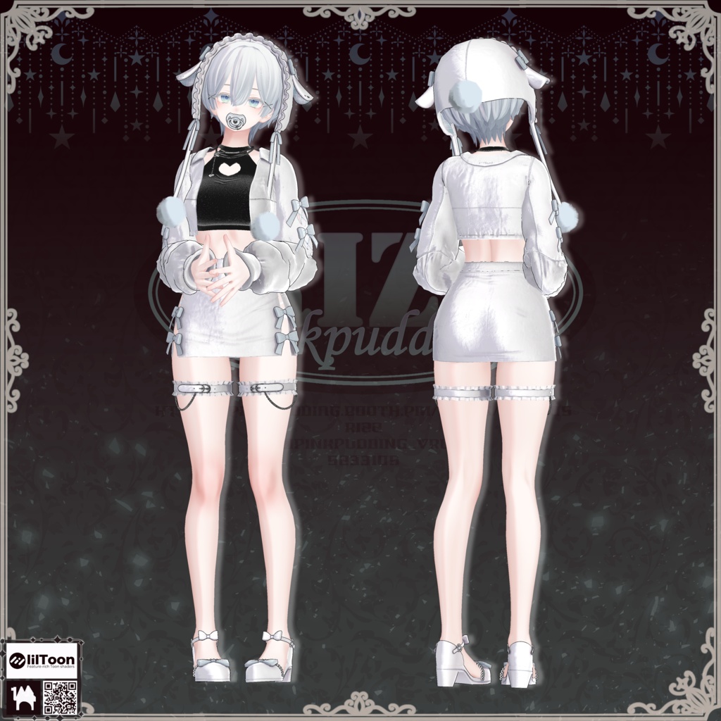 【5アバター対応】♡RIZZ♡【VRChat向け衣装モデル】