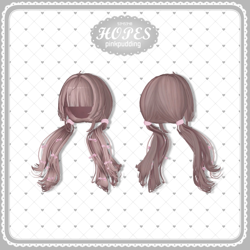 【4アバター対応】 HOPES 【VRChat向け衣装モデル】(!Clothes+Hair!)