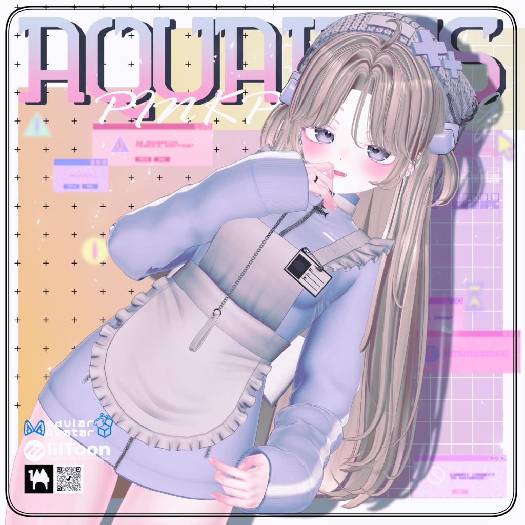 【4アバター対応】 ♥AQUAIRUS♥ 【VRChat向け衣装モデル】