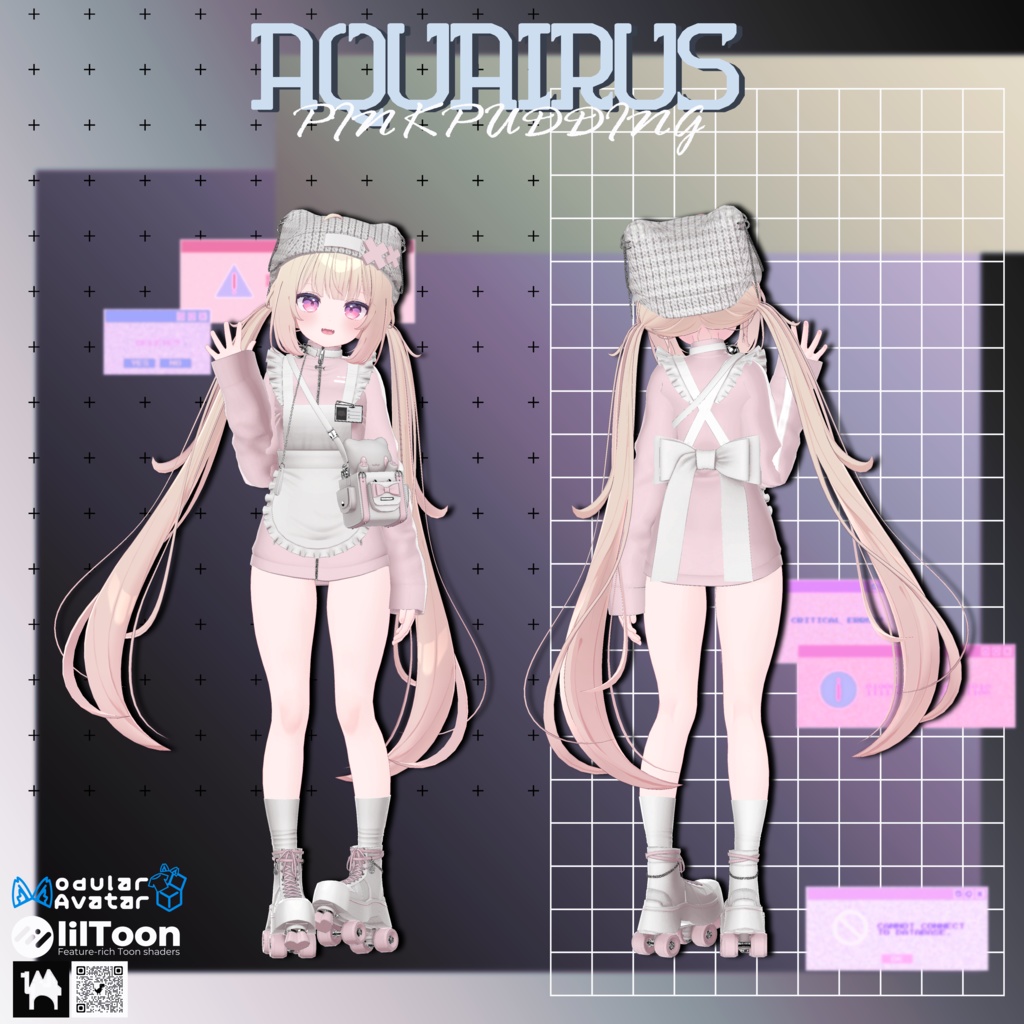 【4アバター対応】 ♥AQUAIRUS♥ 【VRChat向け衣装モデル】