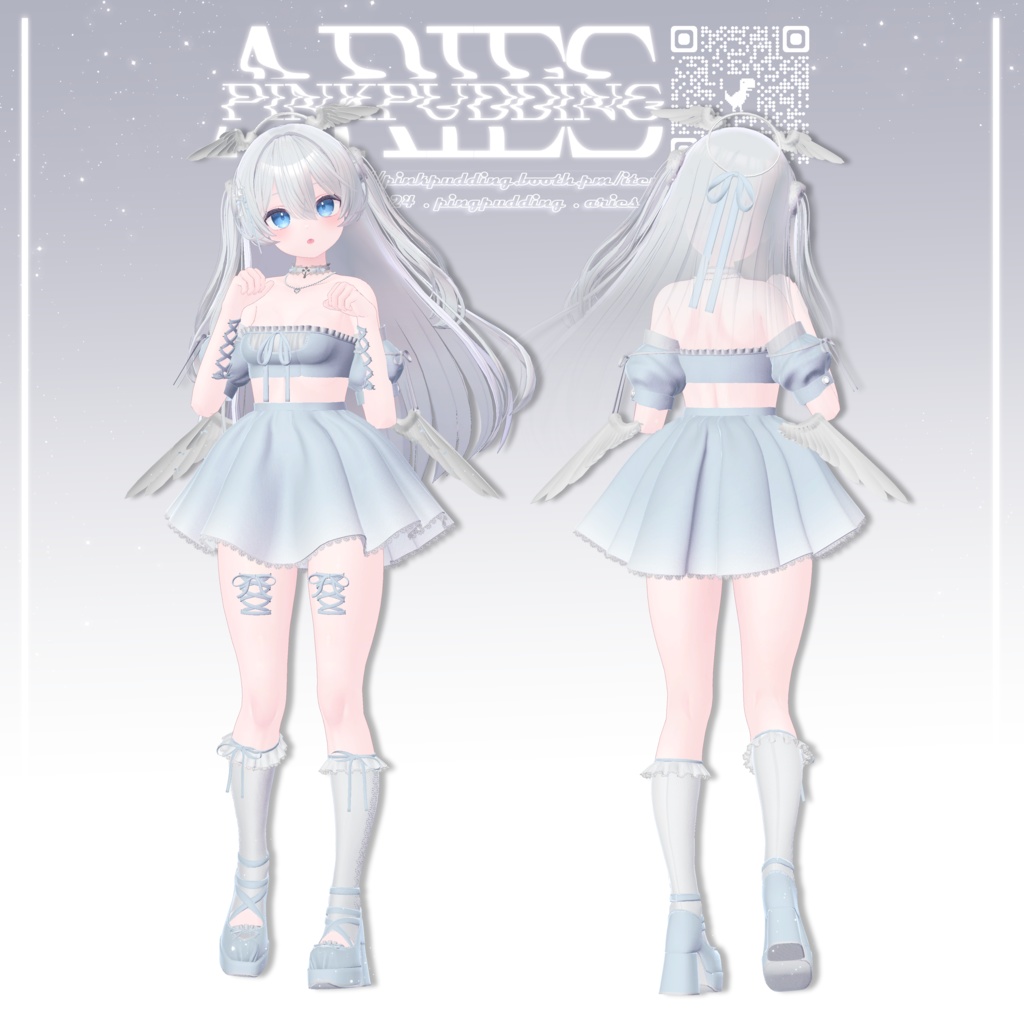 【♥5アバター対応】 ♥ARIES♥ 【VRChat向け衣装モデル】