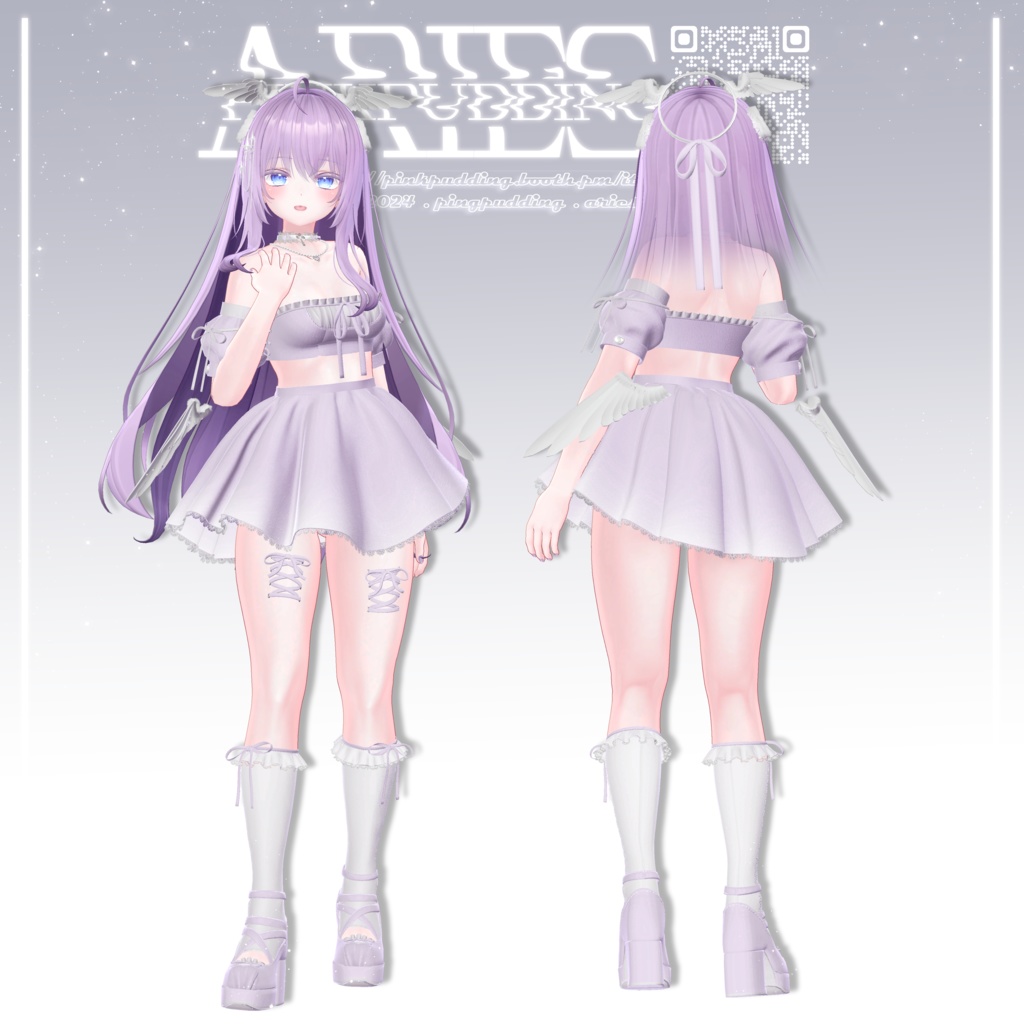 【♥5アバター対応】 ♥ARIES♥ 【VRChat向け衣装モデル】