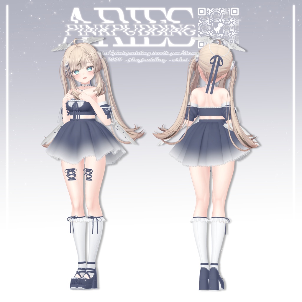 【♥5アバター対応】 ♥ARIES♥ 【VRChat向け衣装モデル】