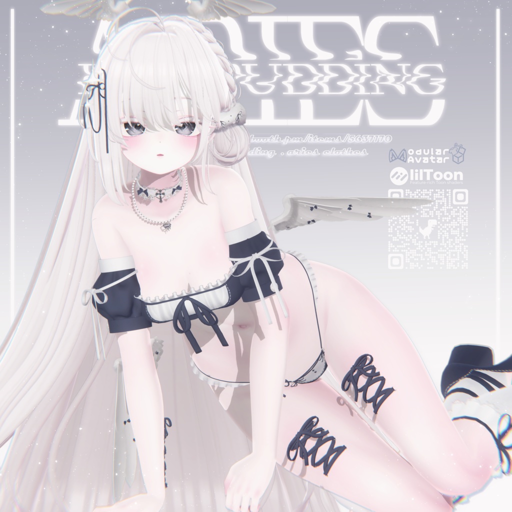 【♥5アバター対応】 ♥ARIES♥ 【VRChat向け衣装モデル】