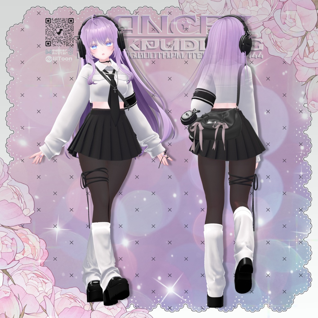 【5アバター対応】 ♥CANCER♥ 【VRChat向け衣装モデル】