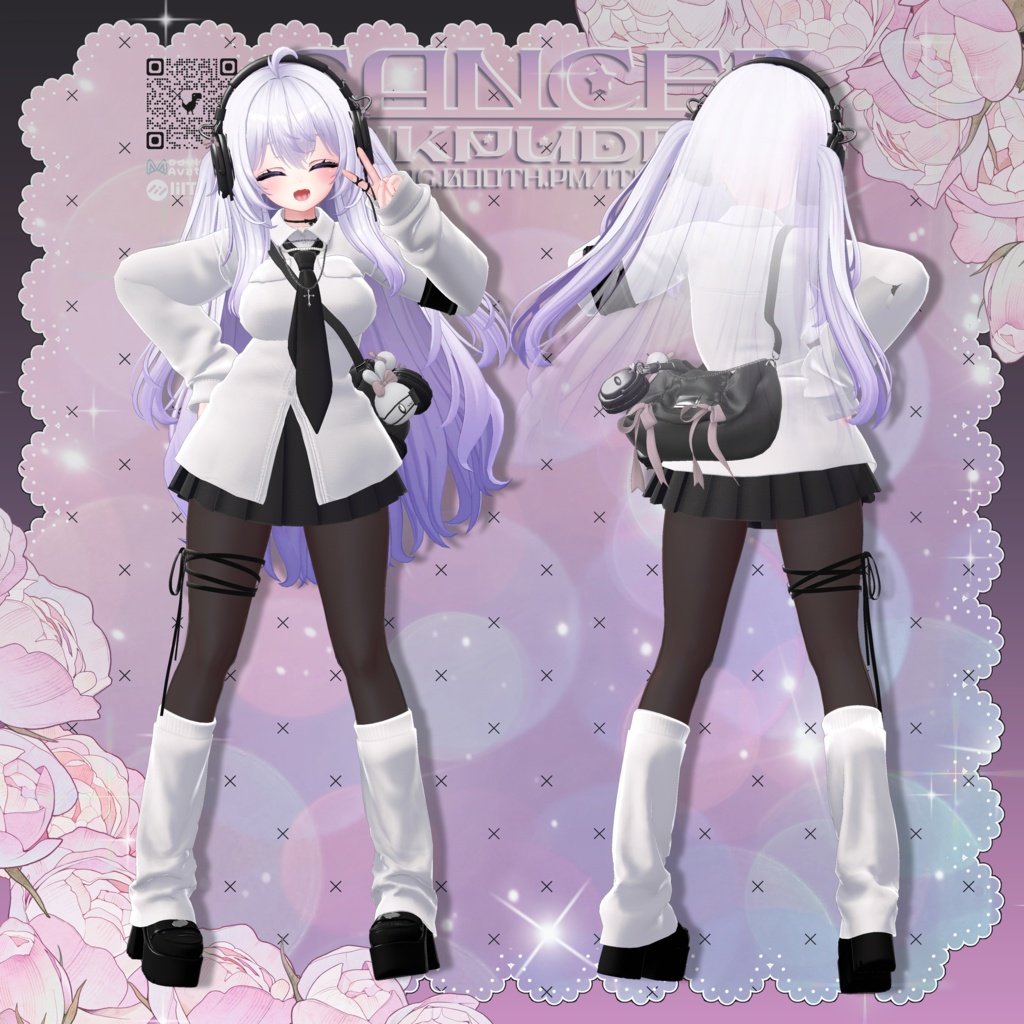 【5アバター対応】 ♥CANCER♥ 【VRChat向け衣装モデル】