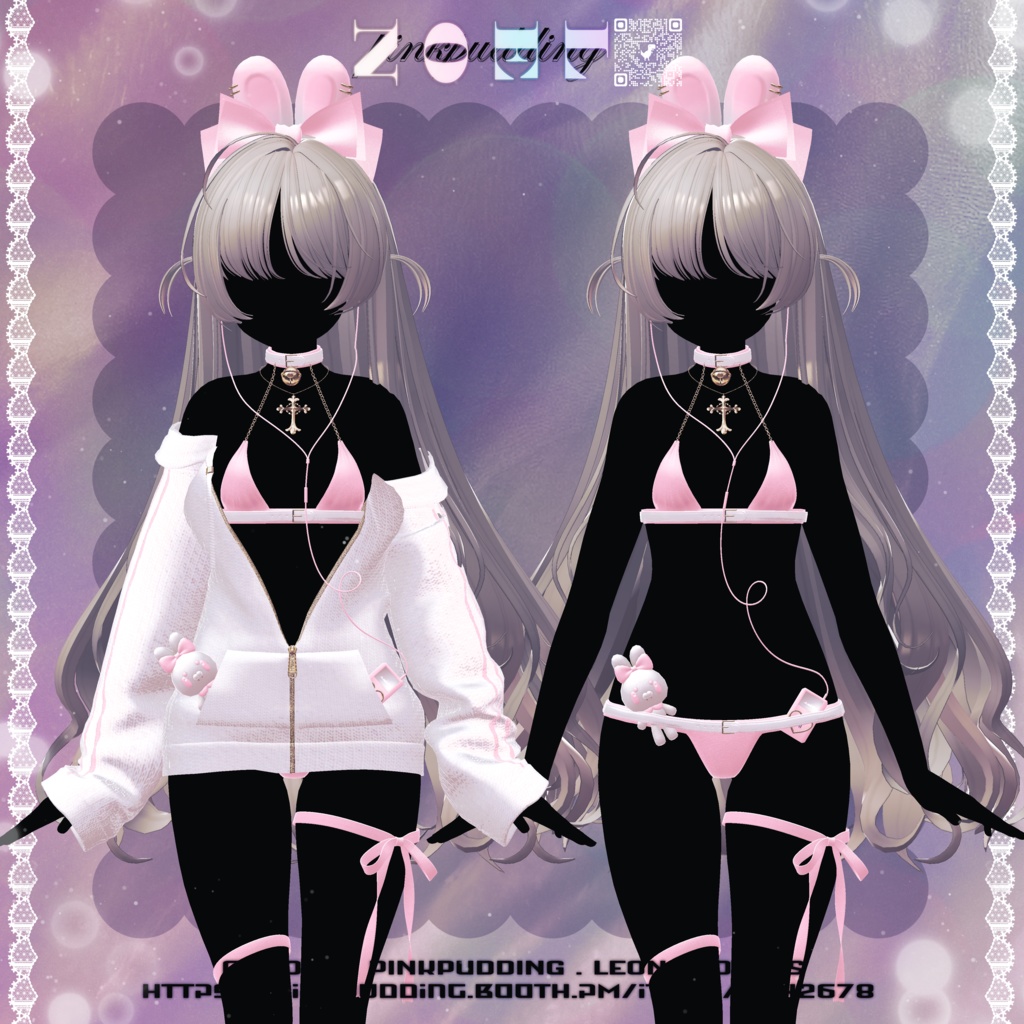 【6アバター対応】 ♥LEON♥ 【VRChat向け衣装モデル】