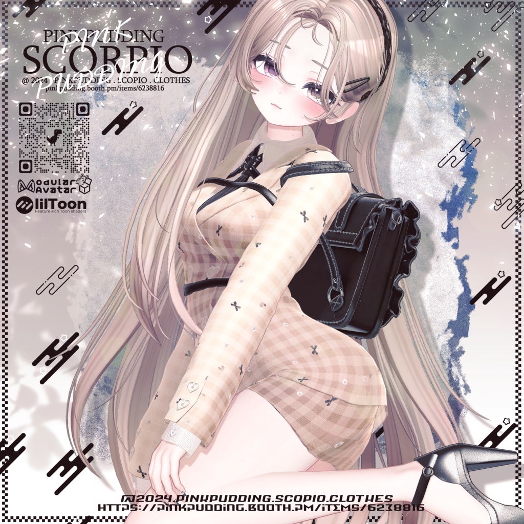 【7アバター対応】 ♥SCORPIO♥ 【VRChat向け衣装モデル】